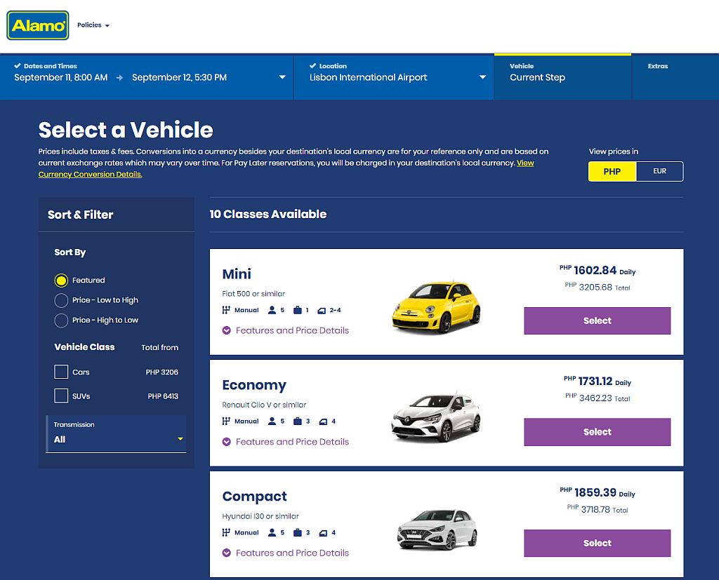 10 Best Car Rentals in Lisbon in 2023 [For all Budgets!]